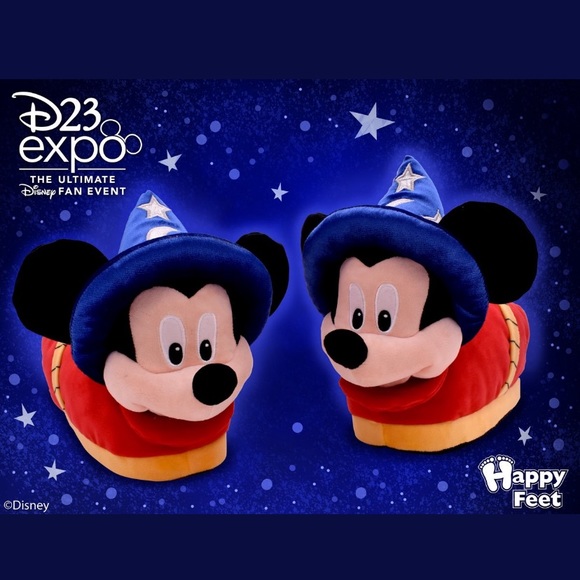 mickey feet slippers
